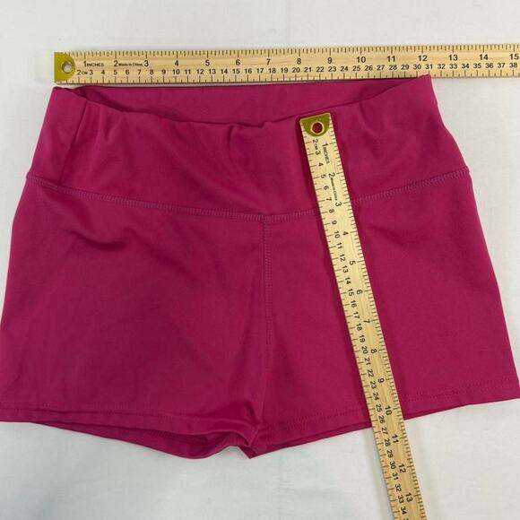 Micro Hot Pink Gym Booty Shorts Size Medium - Picture 3 of 3